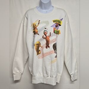 Cyrk Sport L Sweatshirt Mission From Mars Cartoon Characters Fleece Lining